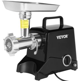 VEVOR Electric Meat Grinder, 419 Lb/H Capacity, 575W(1100W MAX) Industrial Meat Mincer w/ 2 Blade, 3 Grinding Plates